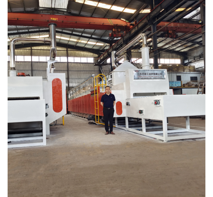 可控氣氛網帶爐生產線